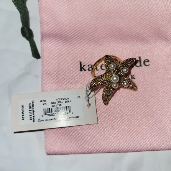 KATE SPADE • Sea Star Starfish Ring - Picture 8 of 12